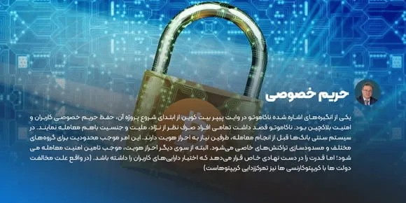 حریم خصوصی وایت پیپر بیت کوین