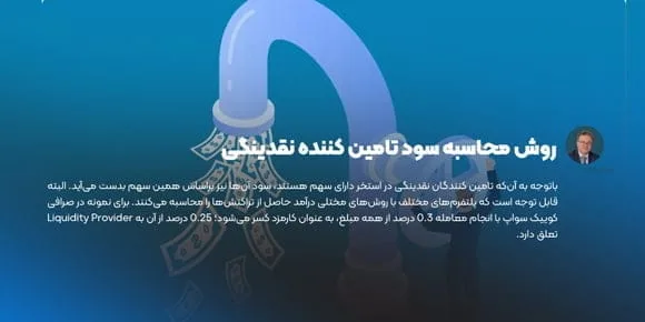 روش محاسبه سود تامین کننده نقدینگی